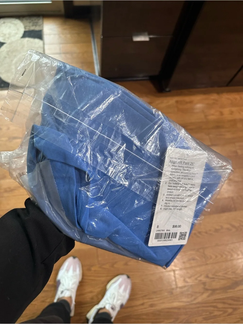 NWT Lululemon Align High-Rise Pant 25” Blue Nile Size 8